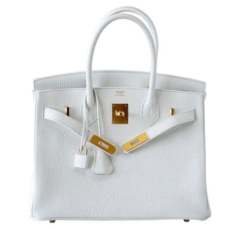 hermes birkin white bag